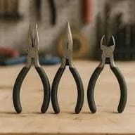 Kit Alicate 3 Peças Bico Corte Decapador Arame Mini Ferramentas Elétrica Manutenção Reparos