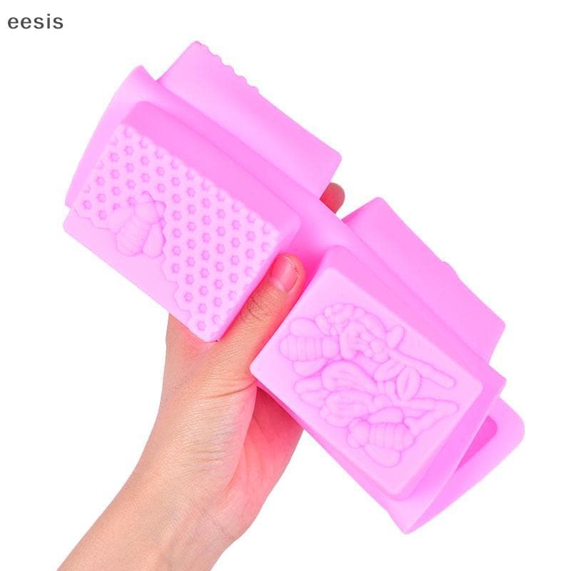 eesis 1 Peça Molde De Sabão De Silicone Abelha Mel diy Artesanato Artesanal 3d KL