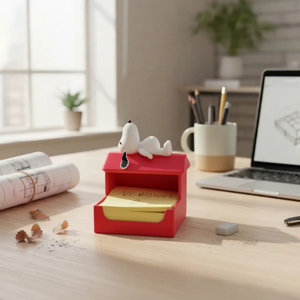 Porta Bloco Adesivo Post It Snoopy Home