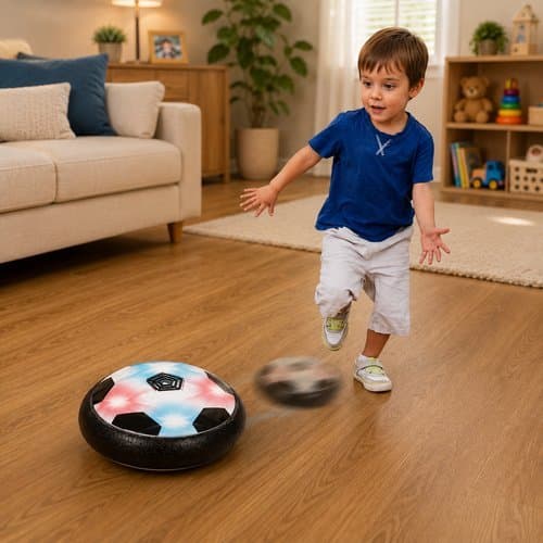 Brinquedo Futebol Infantil Flutuante Luzes Musica Som Recreacao