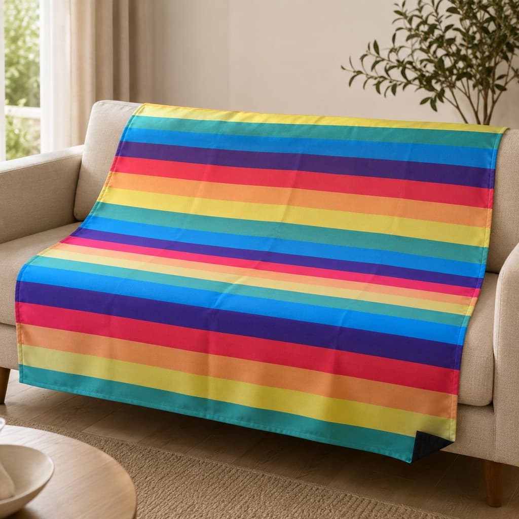 Manta decorativa de Sofá LGBT Impermeável protege contra líquidos e poeira