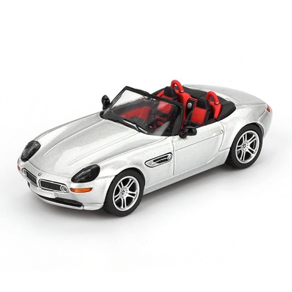 Mini GT MGT00998 998 1/64 BMW Z8 Prata LHD Modelo De Carro Em Escala Fundida