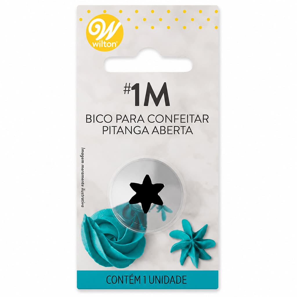Bico para Confeitar - Tamanho G - Pitanga Aberta 1M - Wilton
