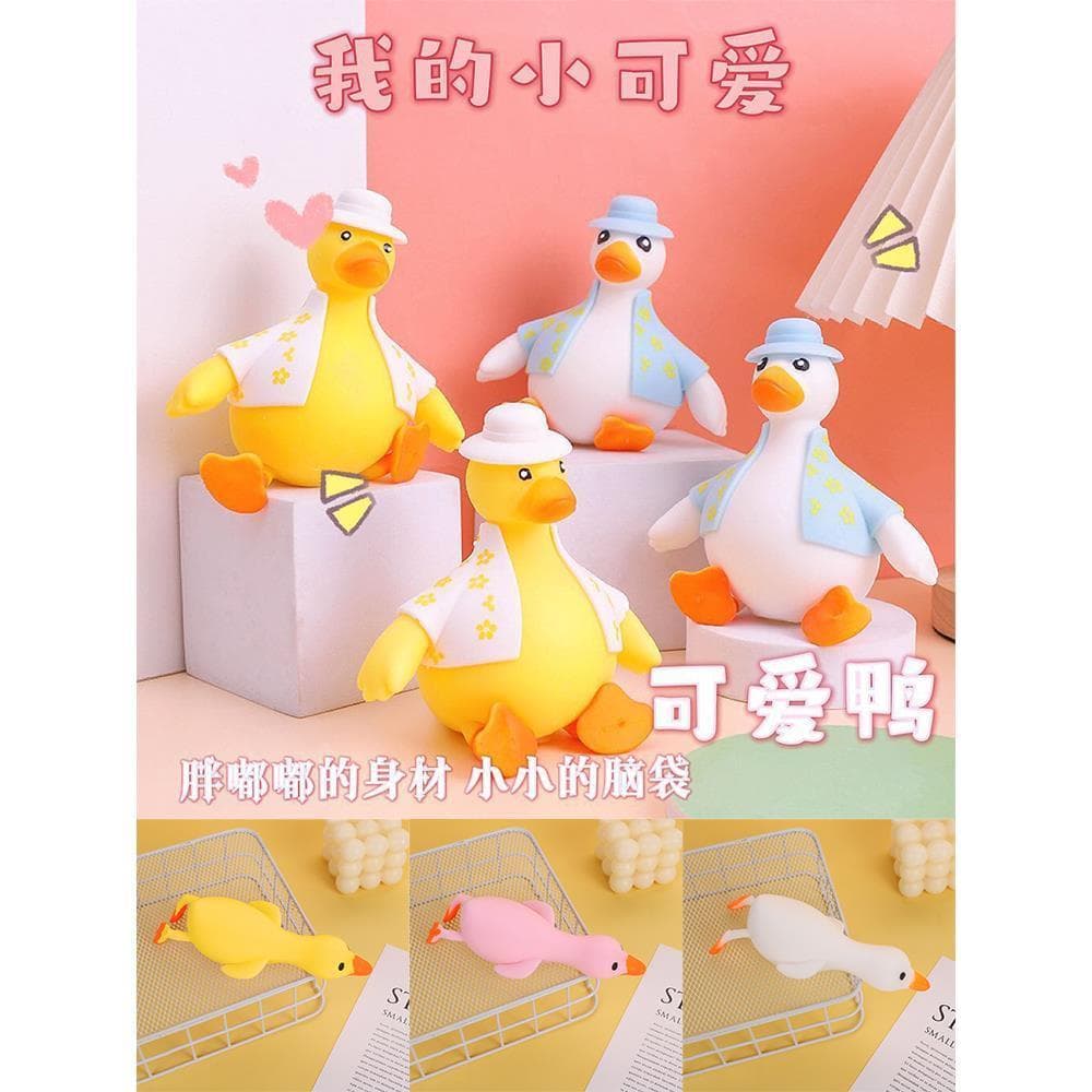 Ventilação brinquedos descompressão patinhos pitada música farinha patos brinquedos complicados vestir-se patos amarelos