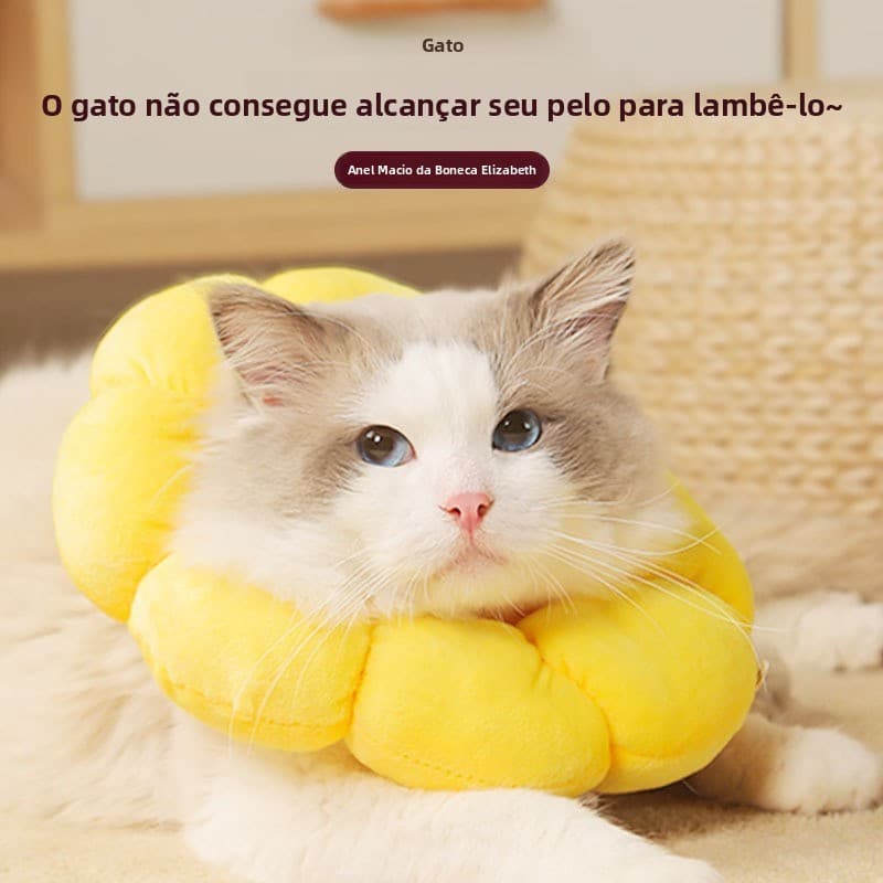 Cão Anti-lamber arnês macio elizabeth vergonha colar esterilização suprimentos gato colar elizabeth