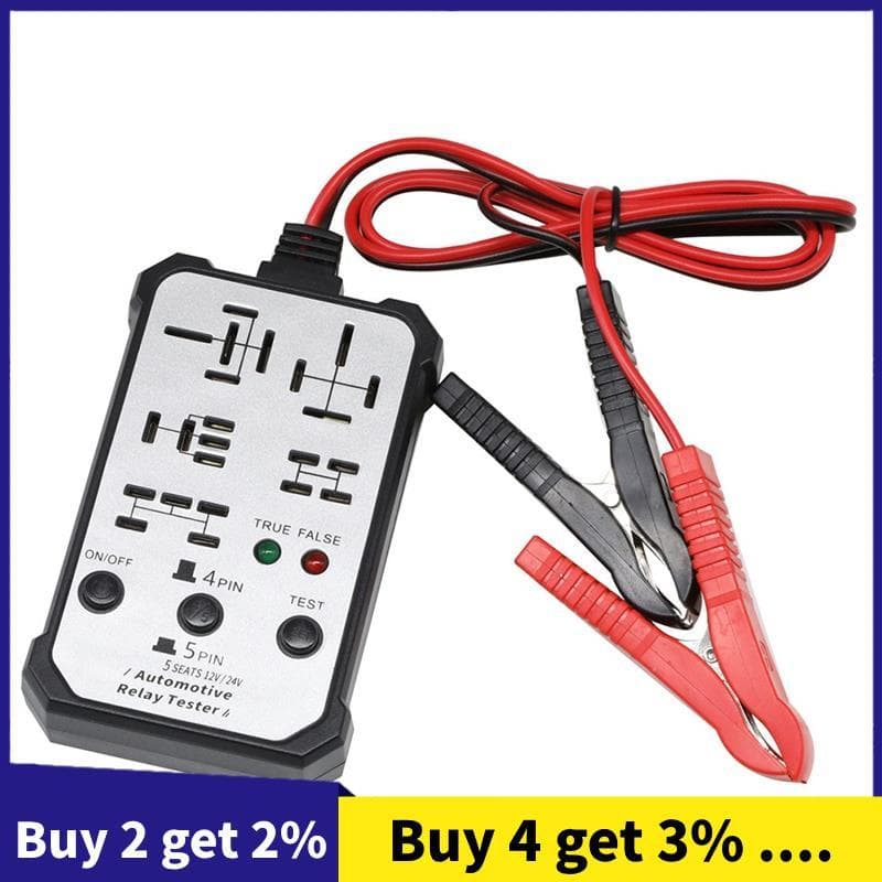 Testador De Relé Automotivo Universal 12V 24V-Ferramenta Multifuncional De Diagnóstico De Carro Para Reparo De Automóvei