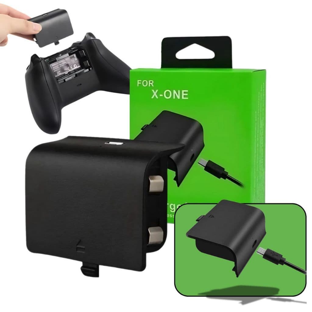 Bateria Carregador Xbox One Cabo Recarregável P/ Controle Charge
