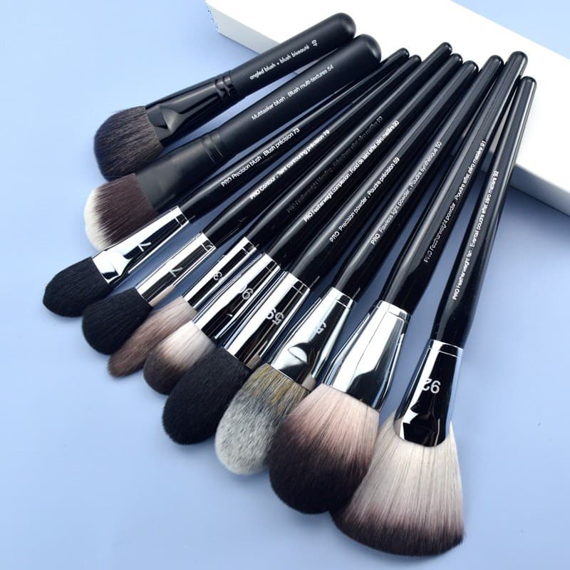 Coleção de pincéis faciais 91 pincel de pó solto 90 pincel de Blush 92 mais pincel de pó configuração pincel de maquiage