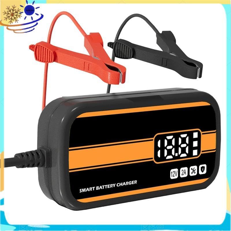 [Le's Shop] Display Digital Inteligente 12V Para Carregador De Bateria De Carro 2Ah-20Ah Reparo Chumbo-Ácido SUV Motocic