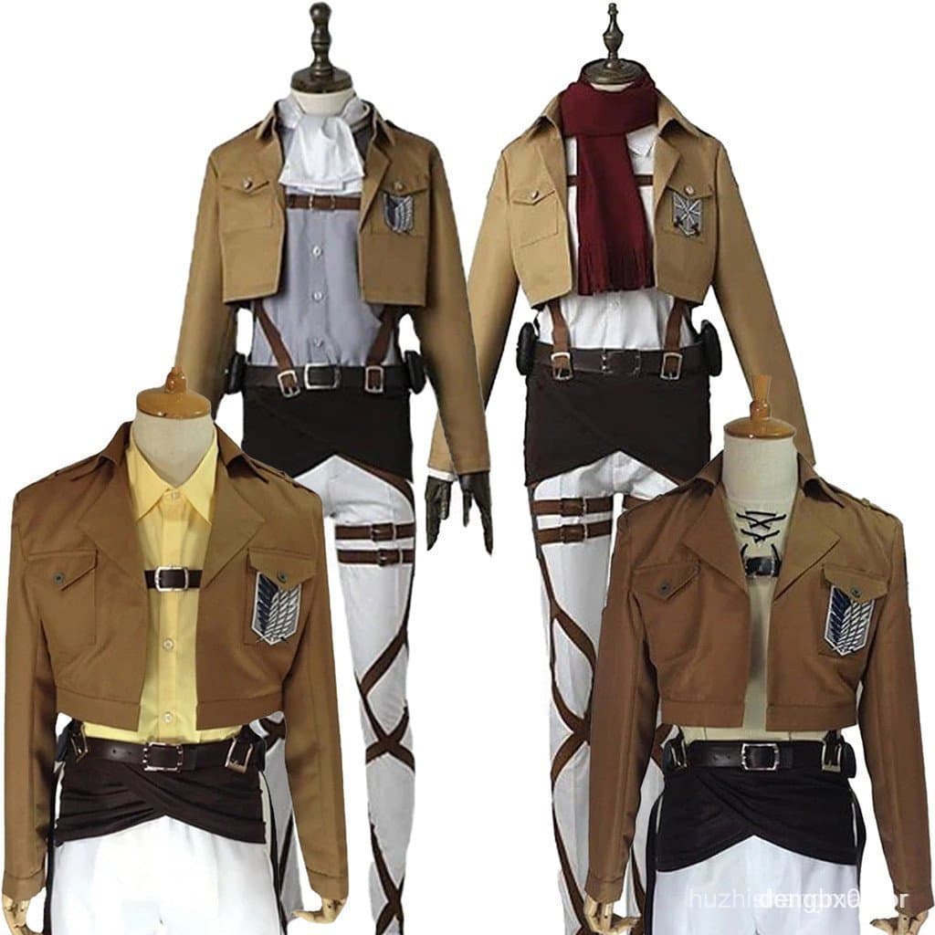 Fantasia de Cosplay de Hange Zoe Ackerman de Attack on Titan, Uniforme de Treinamento do Corpo de Reconhecimento RGGF