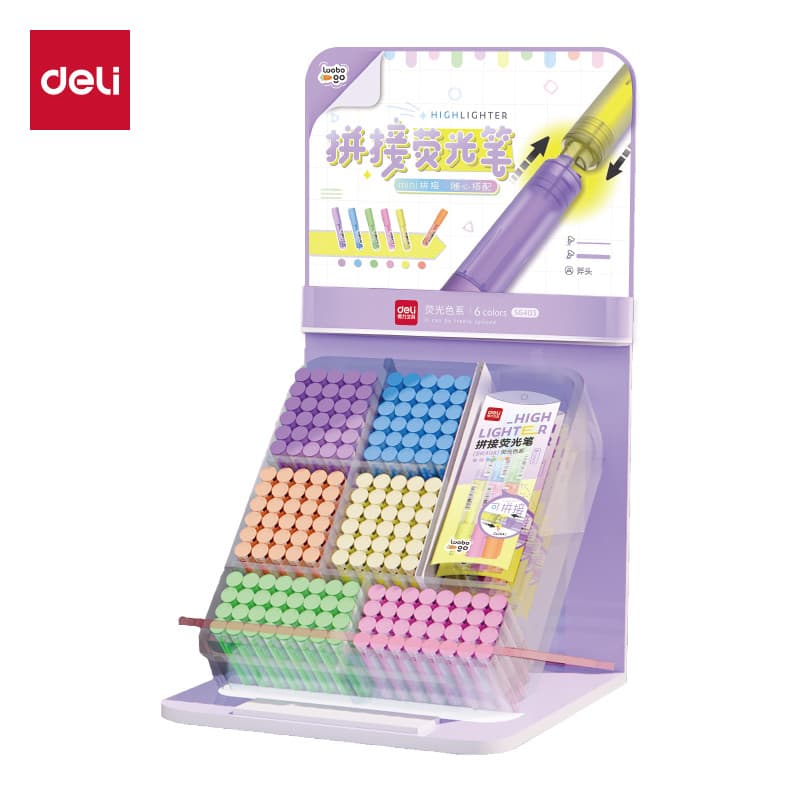 Poderoso estudante iluminador Multi-cor marcador de grande capacidade suave papel impervo novo estilo marcador de chave