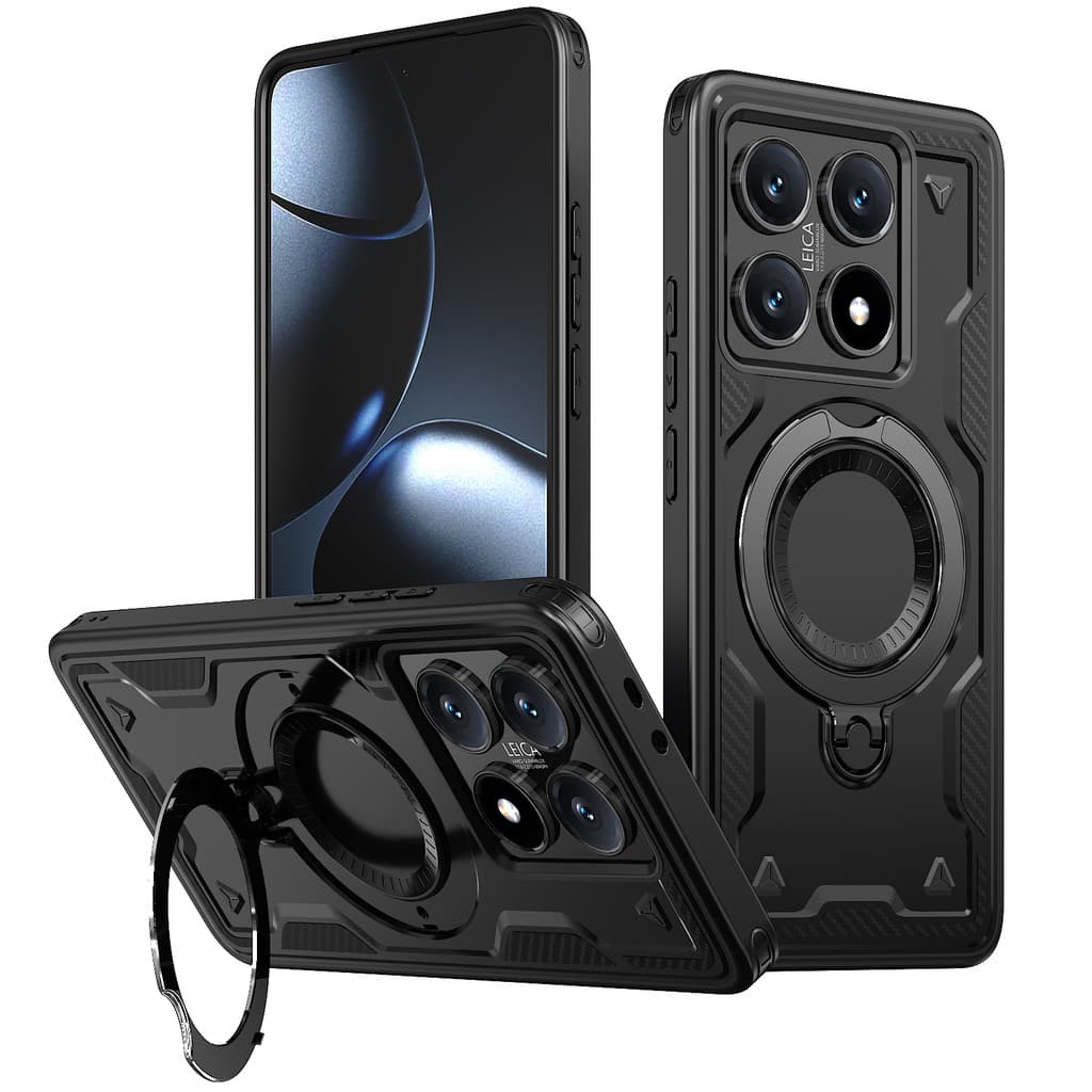 Adequado para Xiaomi 14T Capa de telefone Suporte de Metal Xiaomi 14TPro Carregador sem fio Xiaomi 15T Carro magnético X