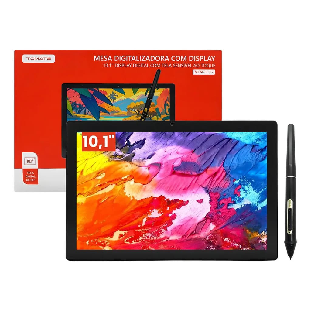 Mesa Digitalizadora Com Display 10,1 Tomate - MTM-1117