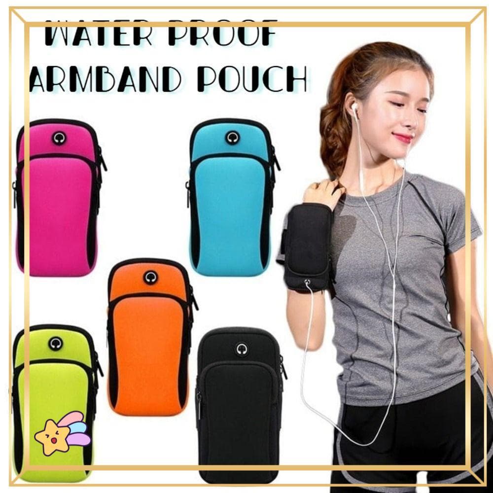 O Braço PETS1 Ensaca Portátil Universal Da Malha Respirável Com Furo Do Fone De Ouvido