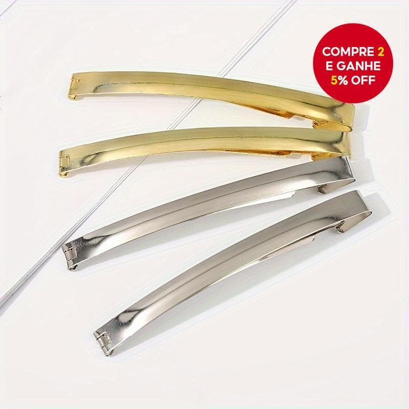 8 Pçs Retro Metal Grampos De Cabelo Aço Inoxidável Duckbill Para Estilo Coloração Seccionamento Feminino