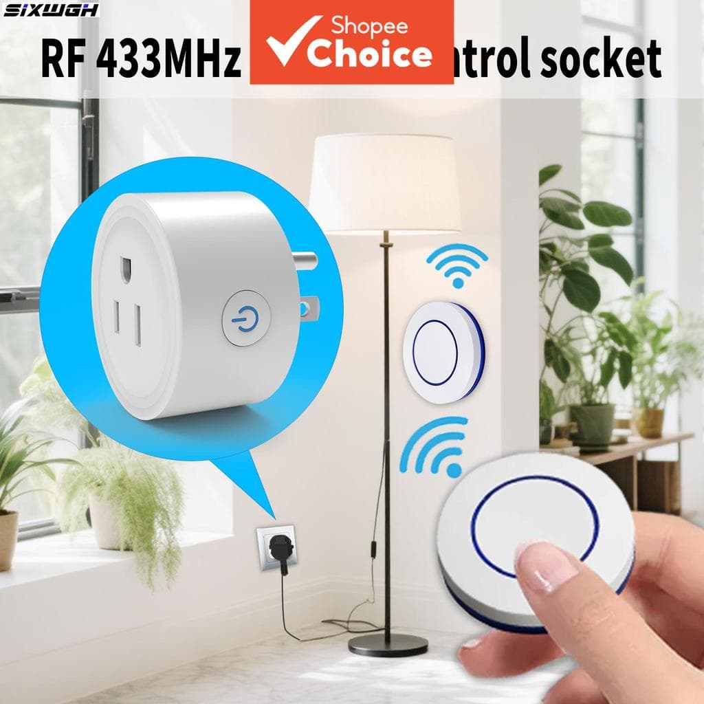 Tomada Inteligente Sem Fio RF 433MHz US Plug Controle Sem Fio Liga/Desliga para Eletrodomésticos Domésticos