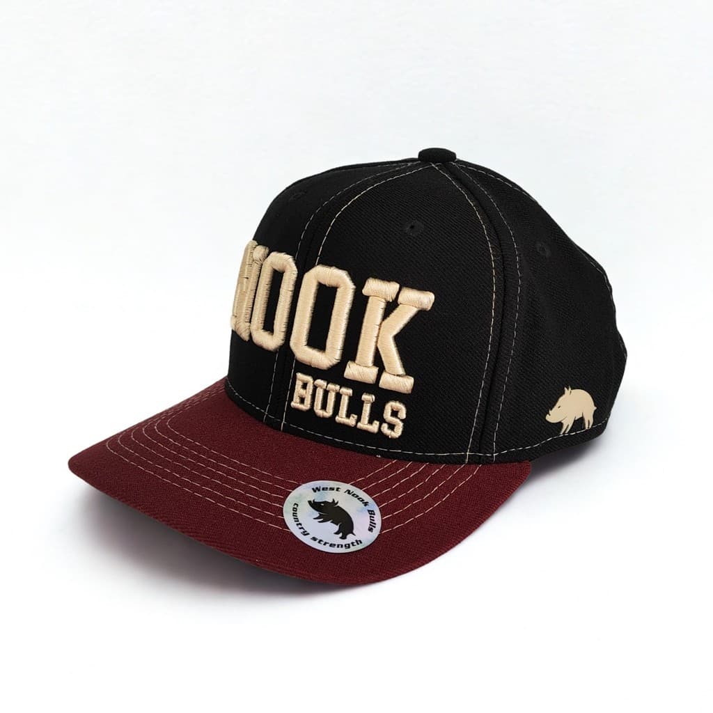 BONE MASCULINO BASEBOL WNB ABA CURVA NOOK BULLS