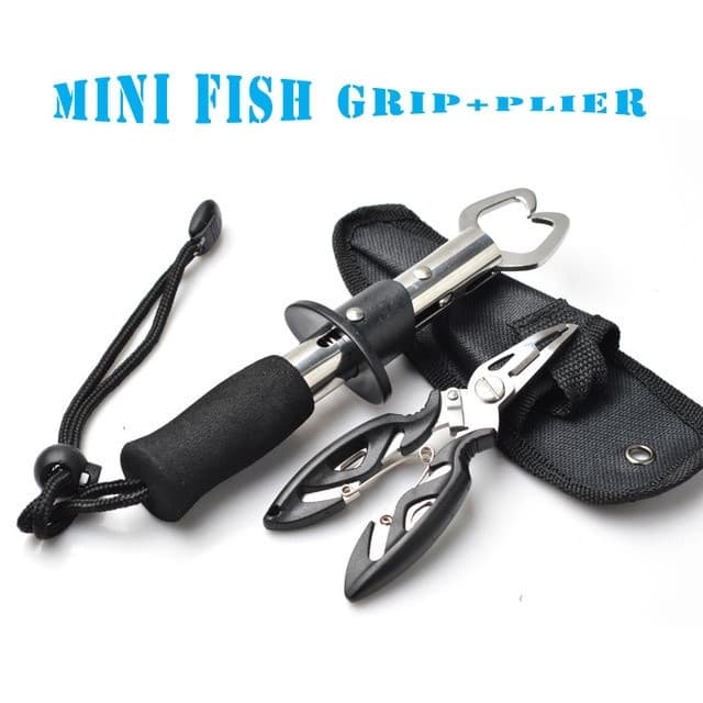 Kit 3 Alicate De Pesca Em Aço Inoxidável Isca De Boca Curva Multifuncional Controle Tesoura De Peixe