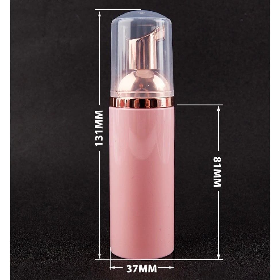 Kit Frasco Pump Espumador Rosa com Rose Gold 60ml(L1)