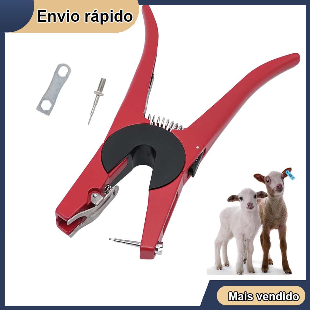 Alicate de marca de orelha vermelha, alicate Universal de marca de orelha de Animal, adequado para vaca, porco, cabra