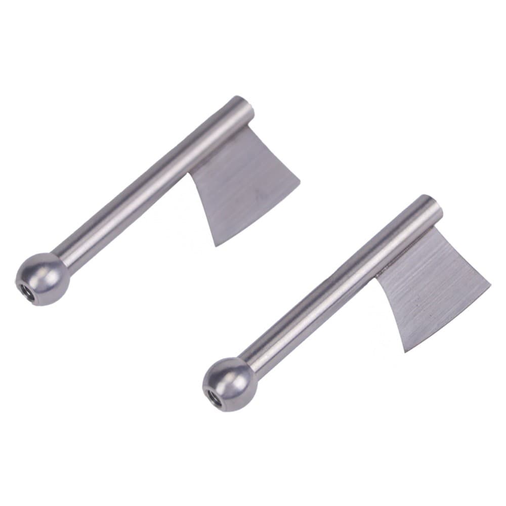 Portátil 64mm Estilo Mastro De Bandeira Oco Metal Palha Resistente Durável Multifuncional Diário Gadget Doméstico