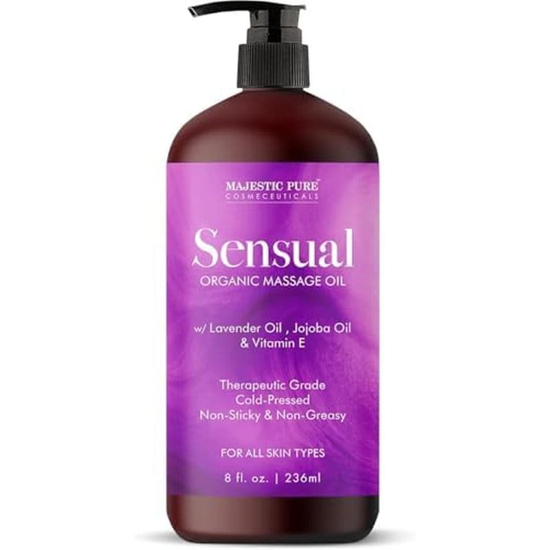Majestic Pure Celulite Massage Oil Para Massagem Terapêutica-Refrescante E Relaxante-Óleos Naturais Com Semente De Uva ,