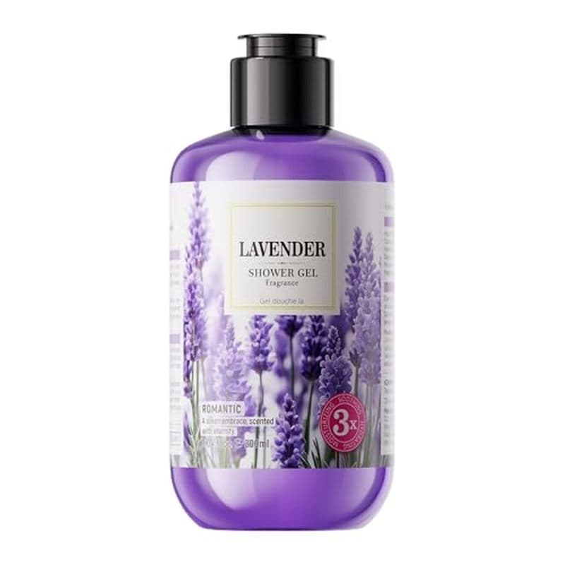 Gel De Banho Grospe Lavanda | Relaxante & amp ; Sabonete Corporal Calmante De Aromaterapia Limpeza Profunda Hidratante P
