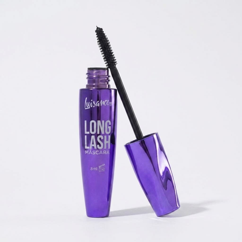 Mascara Para Cilios Long Lash Luisance Alongamento 8ml Rimel Efeito Alongador Maquiagem Profissional