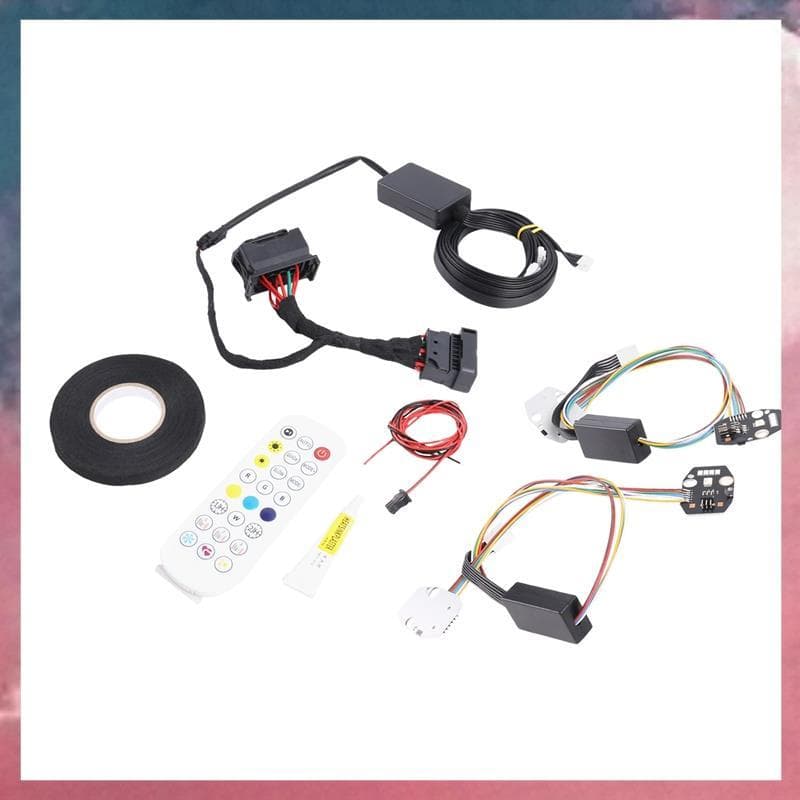 (Rjqx) Módulo DRL Para 1 Série F20 2015-2019 Angel Eyes RGBW Rgb Placas LED Multicoloridas Sistema De Luz Diurna