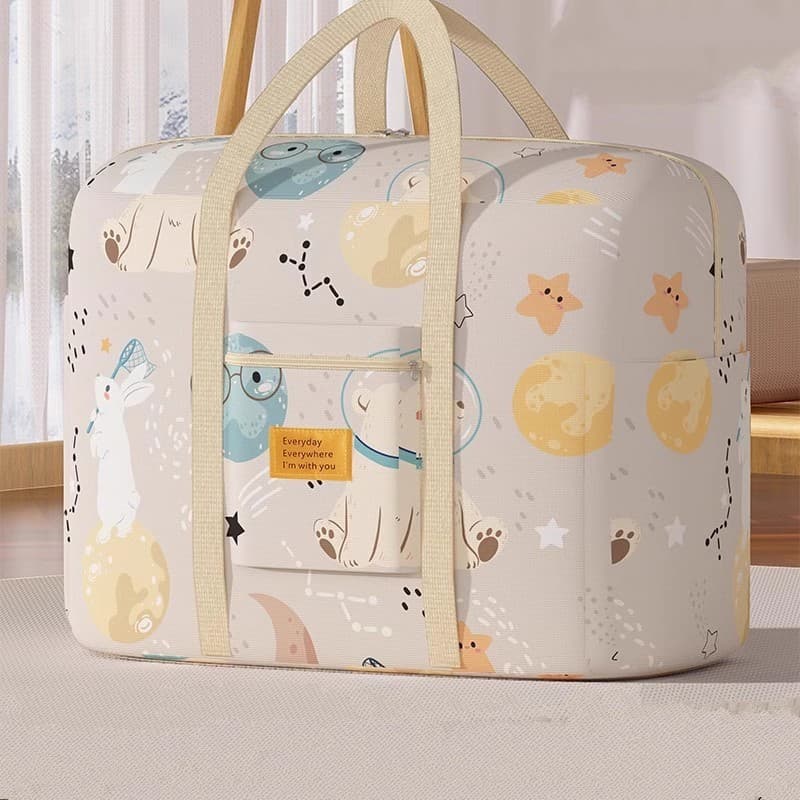Grande capacidade Oxford pano colcha saco de armazenamento roupas colcha Duffel saco em movimento arrumado saco de embal