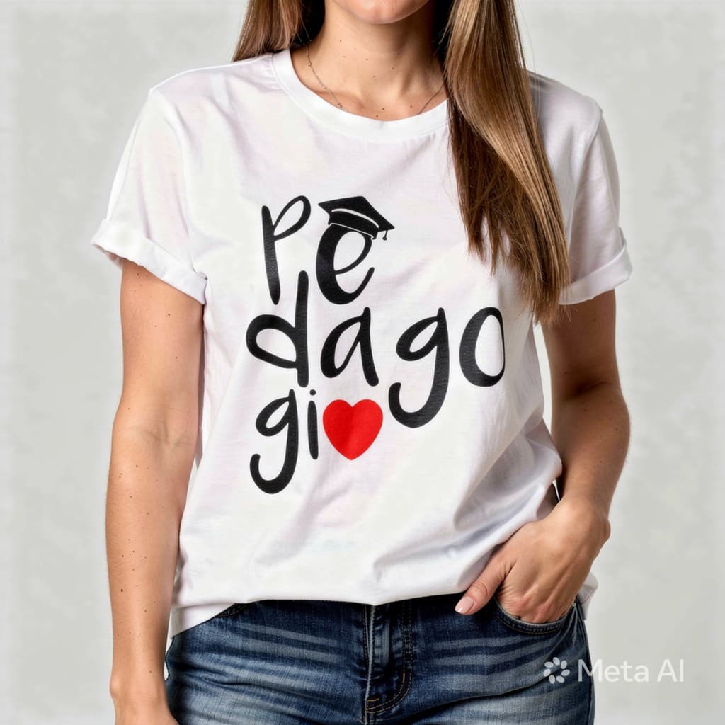 Camiseta Pedagogia Professor Professora Baby Look  Blusa Variados Tipos 01P2