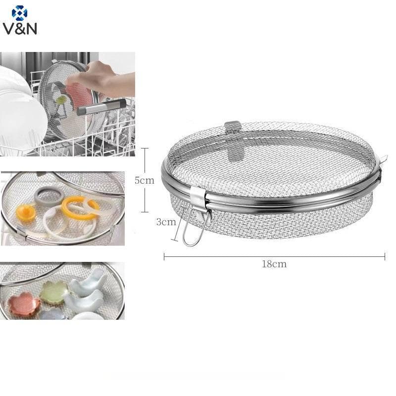 (V & N) Cesta De Fritadeira De Aço Inoxidável 304 Quily Dreno De Óleo Drenagem À Prova De Ferrugem Cozimento Multifuncio