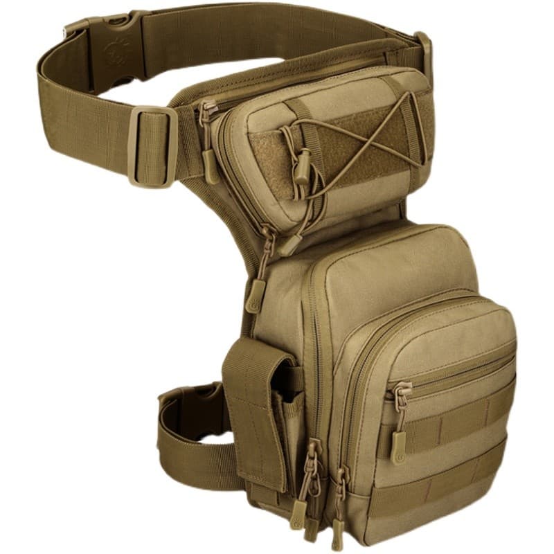 Ao ar livre das mulheres dos homens camuflagem perna saco multifuncional tático motocicleta cintura saco esportes ciclis