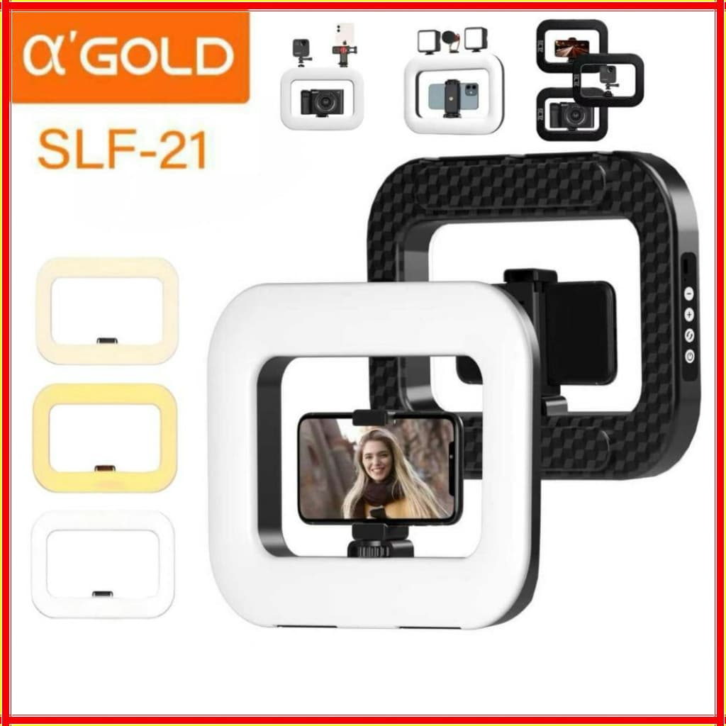 Ring Light RGB LED Recarregável Para Lives Fotografia original A’Gold