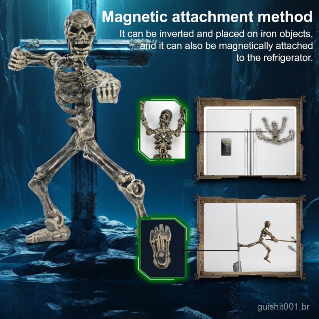 Photography Props Doll Collectible Articulated Skeleton Toy for Kids Collectors 3d Printed Multi-jointed Action Figure D