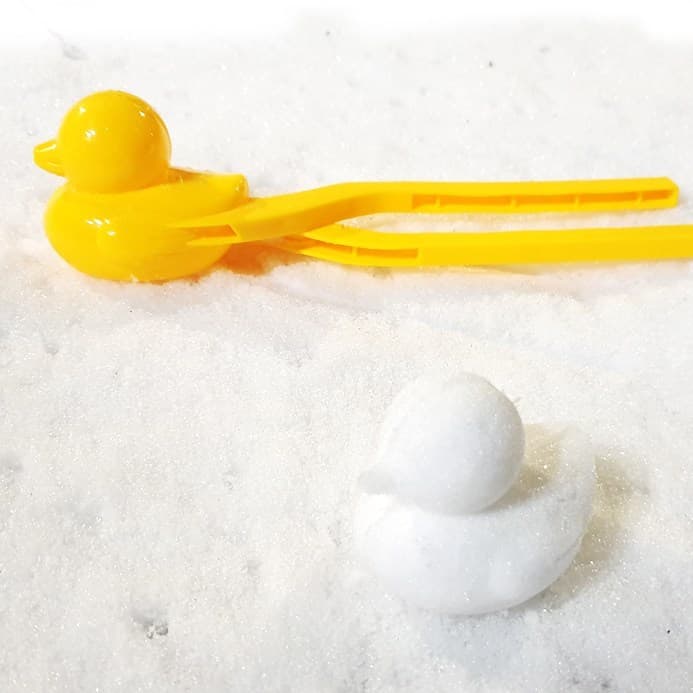 Coreia coreia ins crianças clipe de bola de neve urso amor grande brinquedo boneco de neve molde bebê equipamento de bol