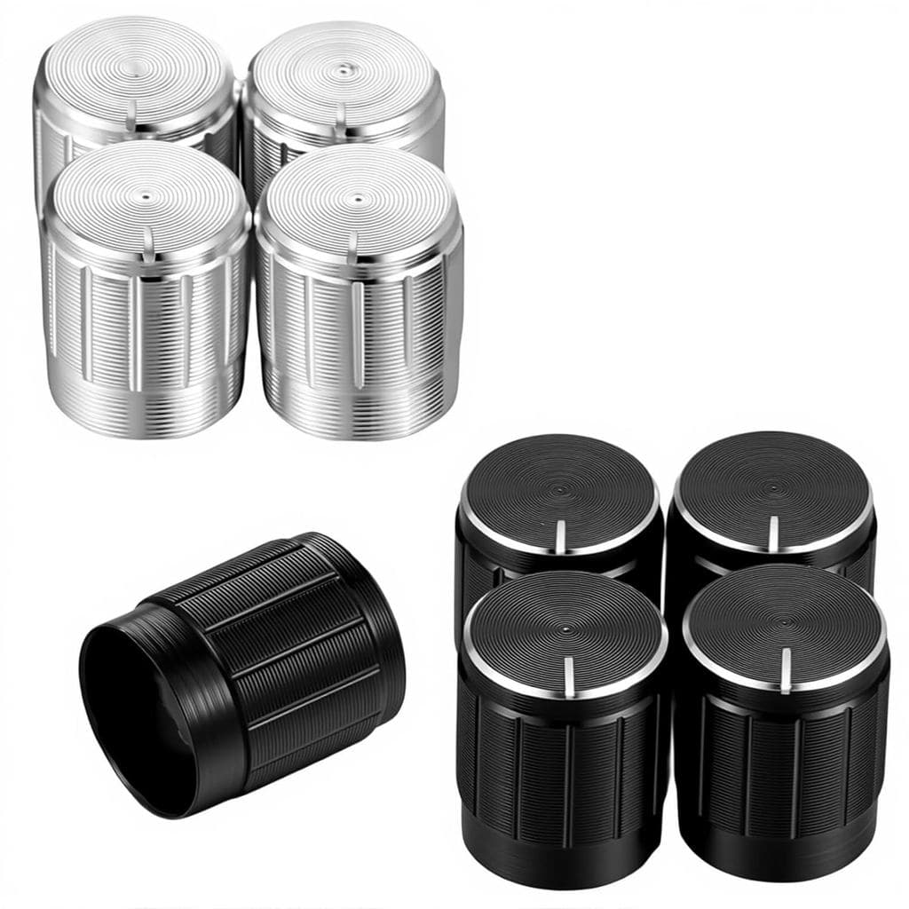 Conjunto de 12 peças de botões de substituição para interruptores de lâmpadas Molain, botão giratório para lâmpadas com