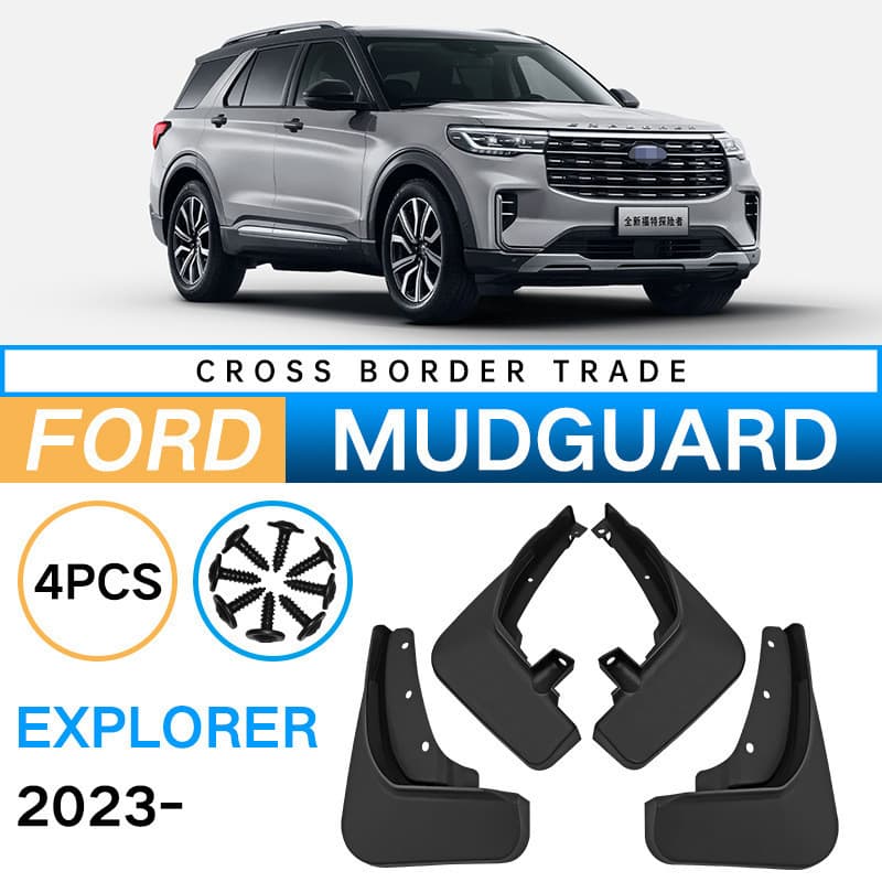 Adequado para Ford explorer explorer 2023 paralama carro borracha macia paralama Piwa