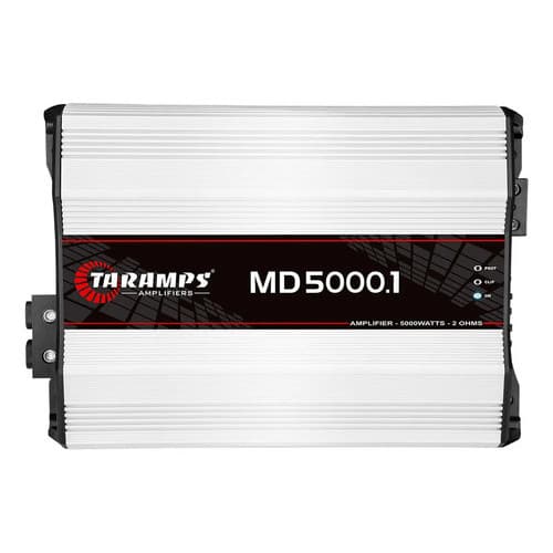 Módulo Amplificador Som Md 5000.1 2 Ohms 1 Canal 5000w Rms Branco