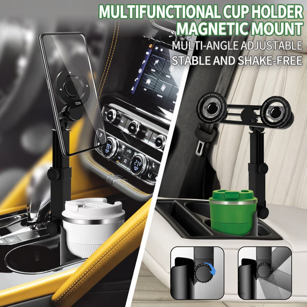 [Multiuso Inovador] [Ajuste de Altura e Ângulo] Suporte/Smartphone/Copo/Carro