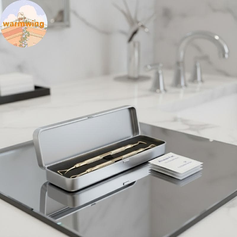 Warmwing 3 Peças Removedor De Cabeça De Aço Inoxidável Kit Extrator De Espinhas Para Limpeza Da Pele Remoção De Manchas