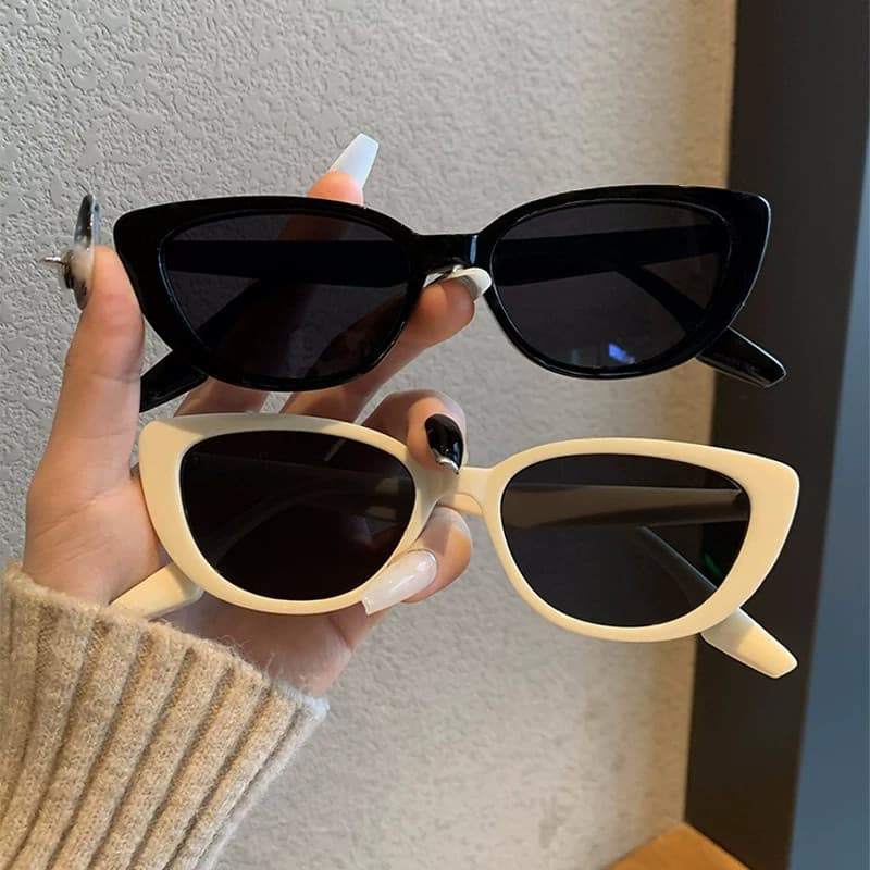 oculos de sol oculos de sol feminino kit de sol feminino 2 pares de óculos de olho de gato feminino High-End