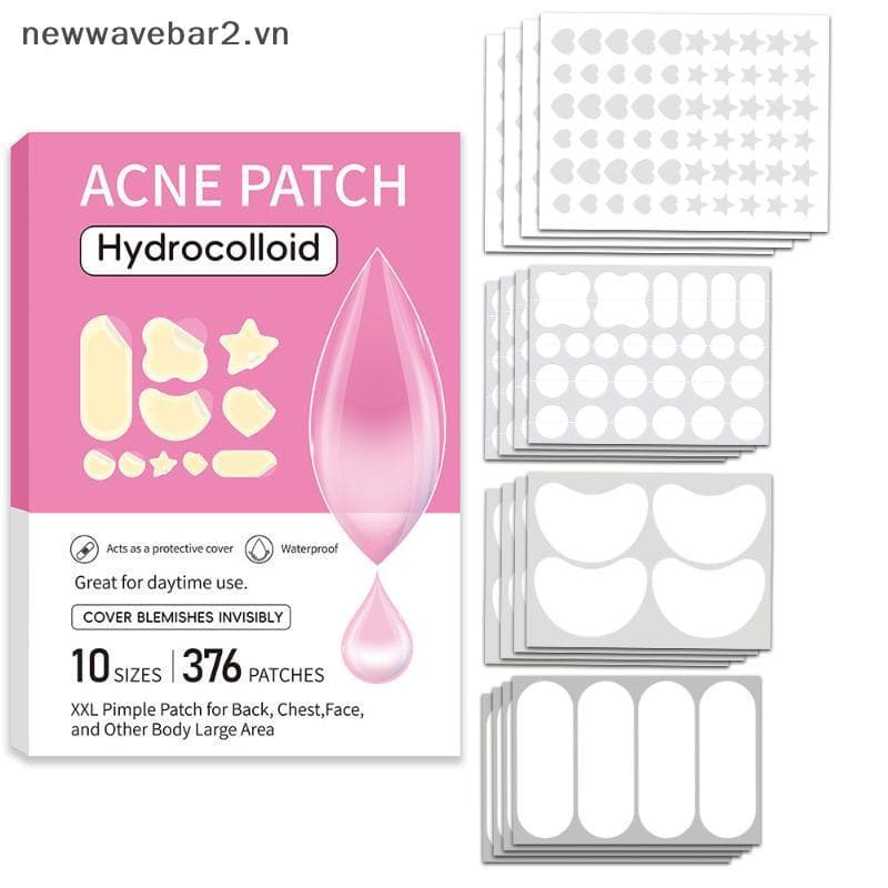 Ypdnew Patches Grandes Para Espinhas Em Massa Hidrocolóide Facial Invisíveis Acne Vários Formatos Cobrir Manchas No Quei