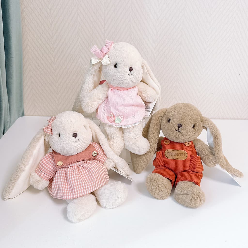 6784 Mousse de tamanho grande Coelho Brinquedo de pelúcia Coelho de orelhas compridas Boneca Annie Rabbit Brinquedo infa