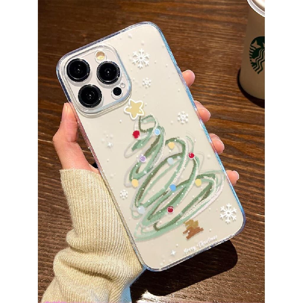 capinha iphone 13 capa iphone 13 pro capinha iphone 13 normal Árvore de Natal adequada para Apple 17/16 Capa de telefone