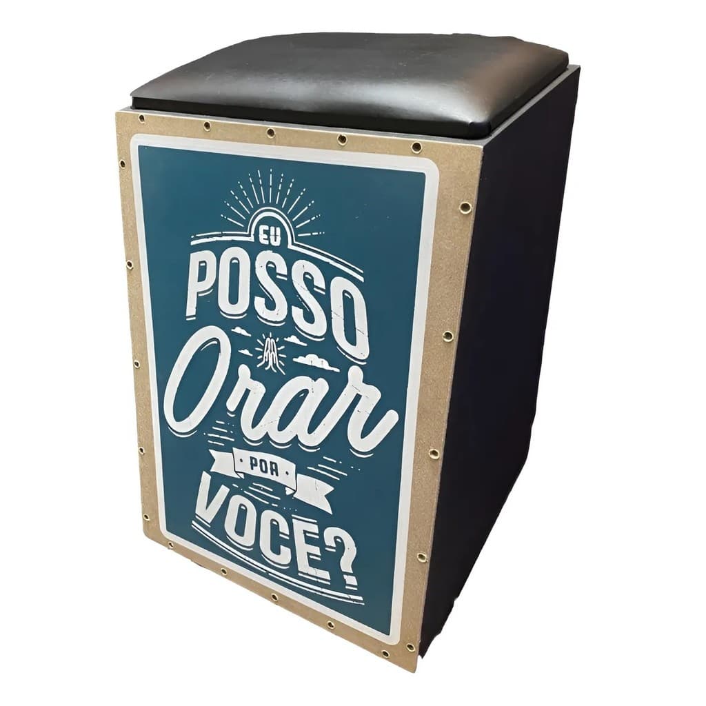 Cajon Elétrico Jaguar CJ1000 K2 COR 029 EQ Estampa Posso Orar por Você