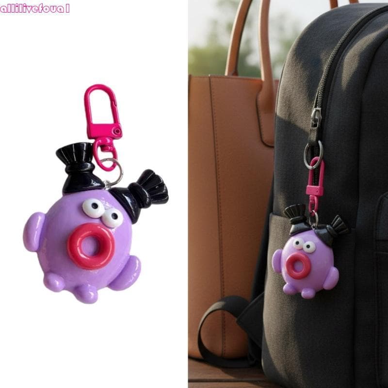 allilivefoua1 Brincalhão Falando Lábios Porta-Chaves Mochila Charme Para Melhor Amigo
