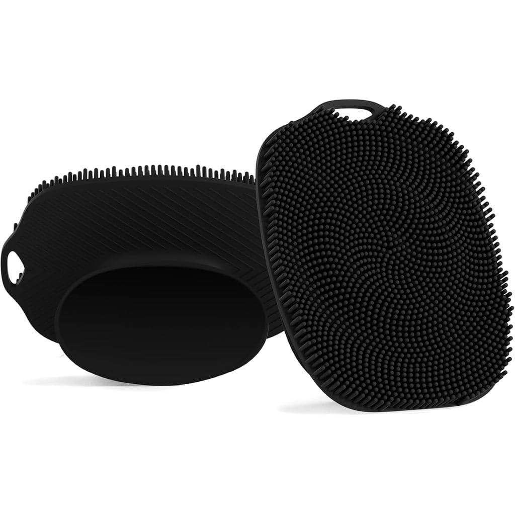 2 Escovas Esfoliantes Faciais, Esfoliador Facial de Silicone Macio com Ventosa para Homens e Mulheres, Limpeza Profunda