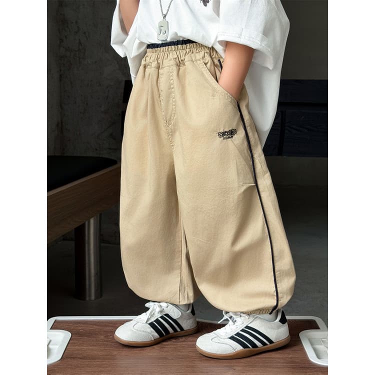 Meninos calças estilo fino 2026 verão novo estilo bonito bebê estilo coreano calças casuais crianças soltas roupas de ve