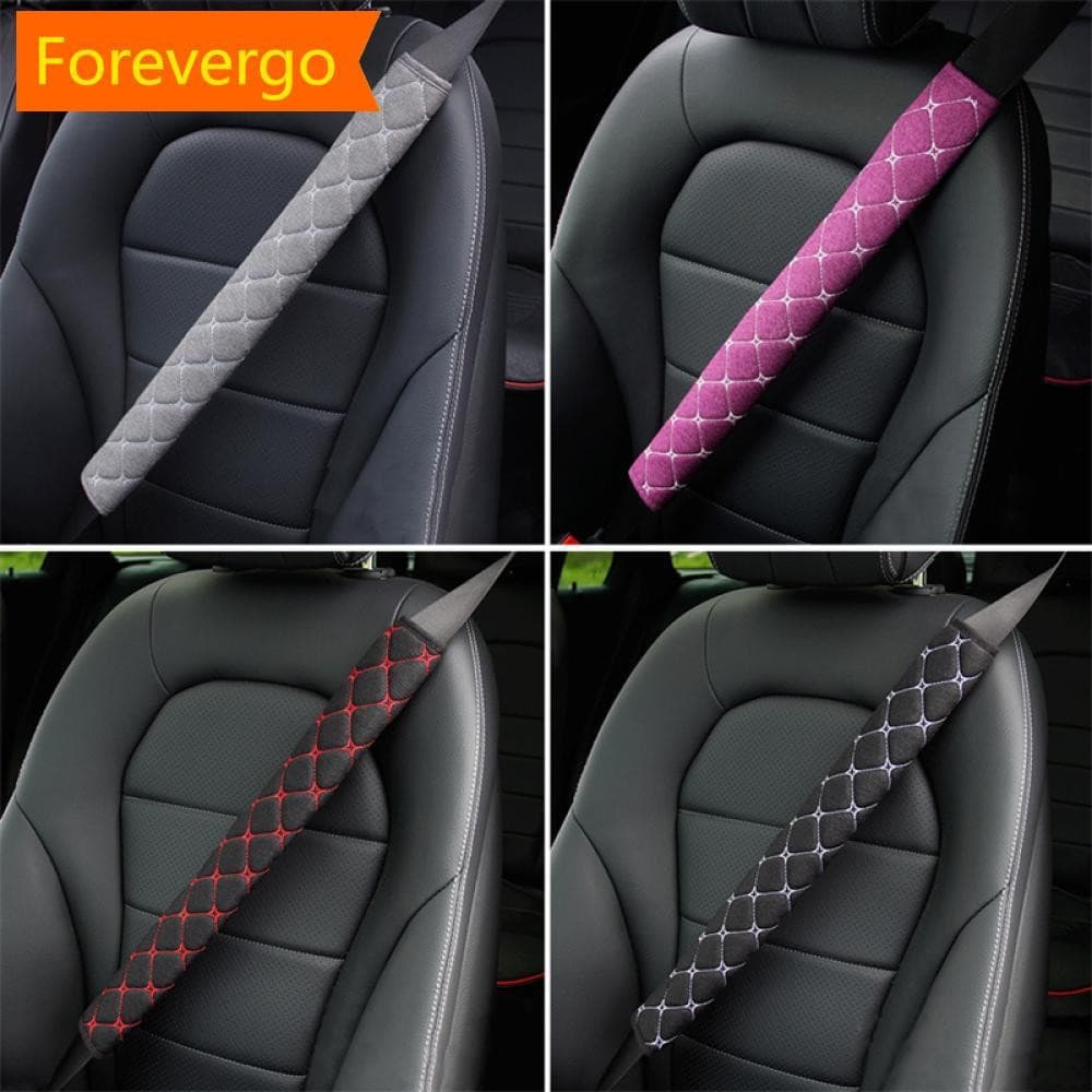 forevergo 1 Peça 50cm/75cm Cinto De Segurança Do Carro Protetor De Ombro Almofada Respirável Acessórios Interiores Quatr